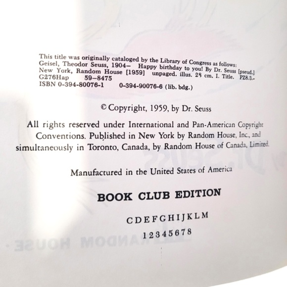 Dr Seuss Vintage Matte Hardcover Books Lot 2 - Picture 5 of 16